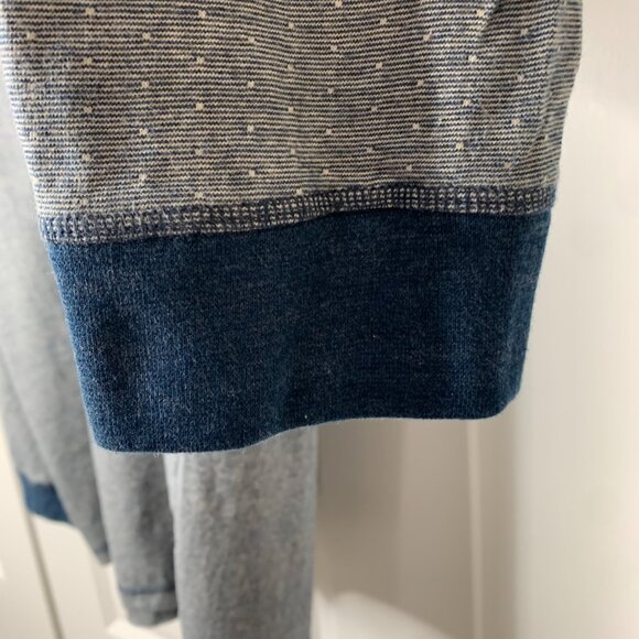 U.S. Polo Assn. Denim Co. Men’s Grey/Blue 100% Cotton Henley Top - Picture 5 of 16